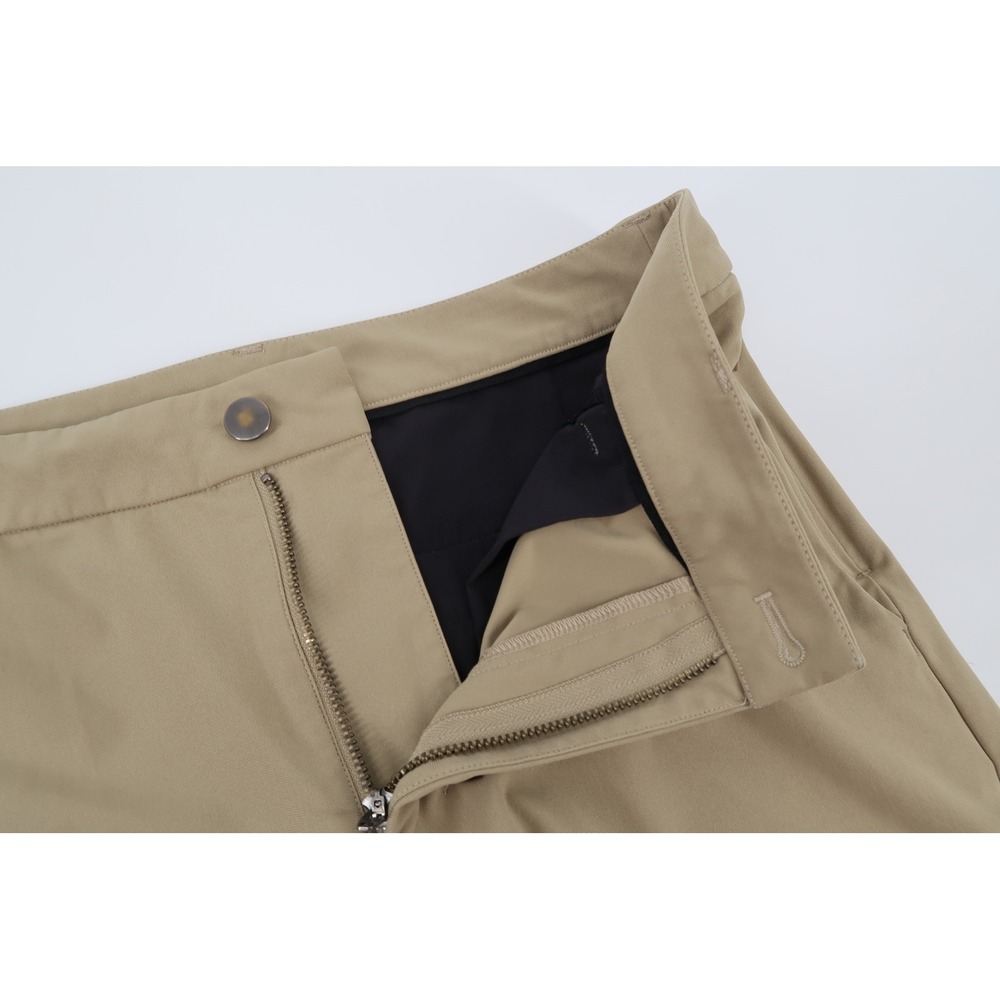 Lululemon Commission Shorts Mens 30 Khaki Tan Golf Casual Technical Stretch 9" - Picture 5 of 10